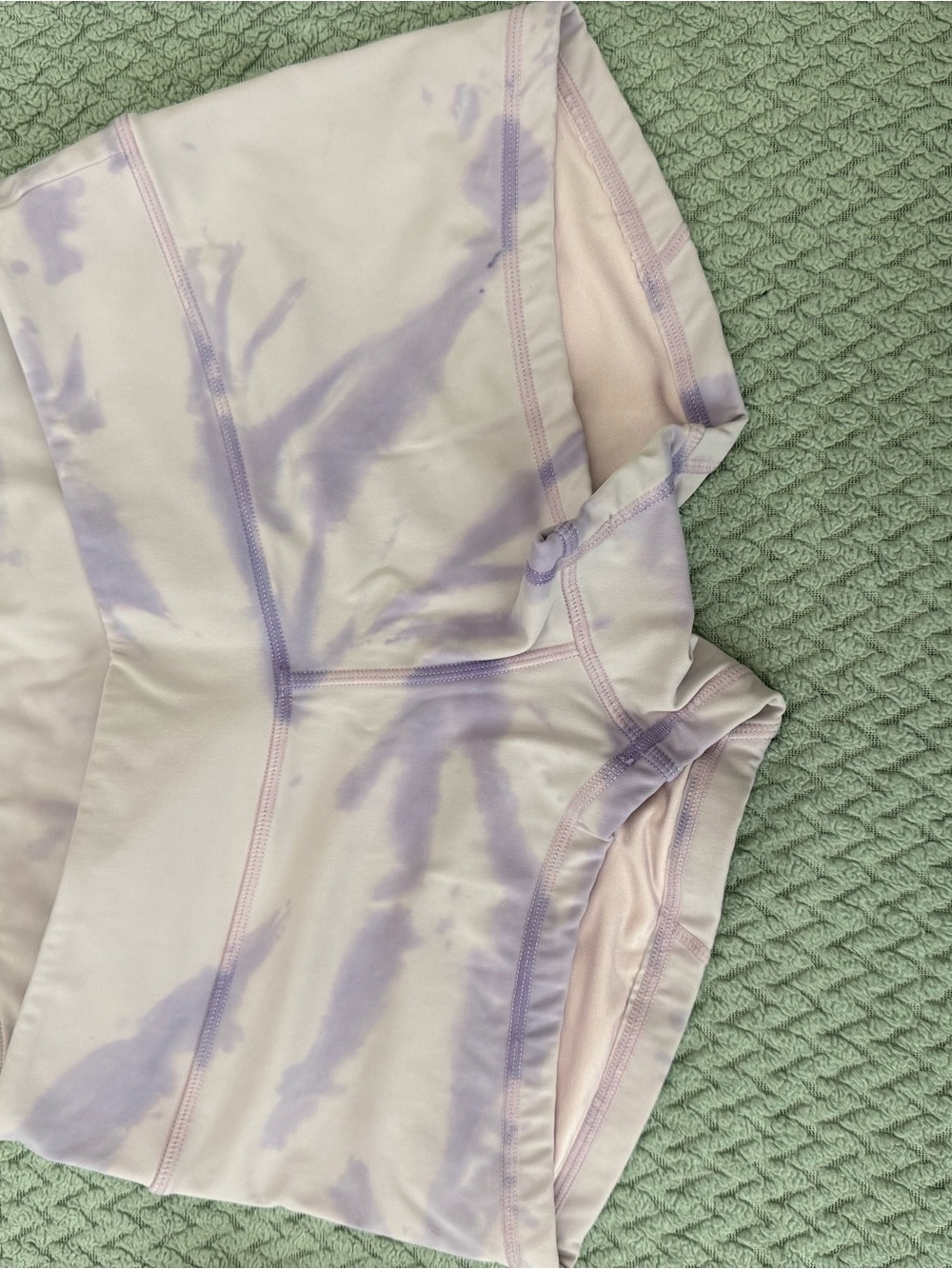 NVGTN Lavender Tie-Dye High-Rise Athletic Boyshorts